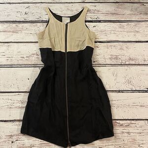 Addison Bay X Grace Atwood Striped Flutter Sleeve Contemporary Midi Dress Medium